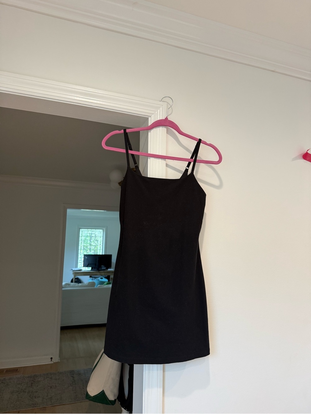 ALO Yoga Black Mini Slip Dress